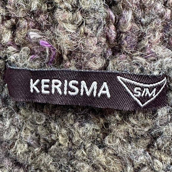 Kerisma Wool Blend Longline Nubby Cocoon Open Cardigan Sweater Size Small/Medium - Picture 7 of 9